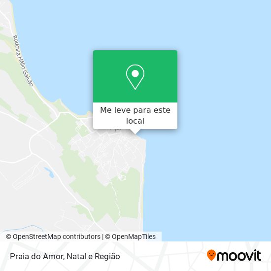 Praia do Amor mapa