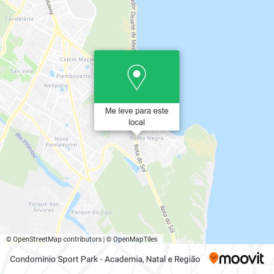 Condomínio Sport Park - Academia mapa