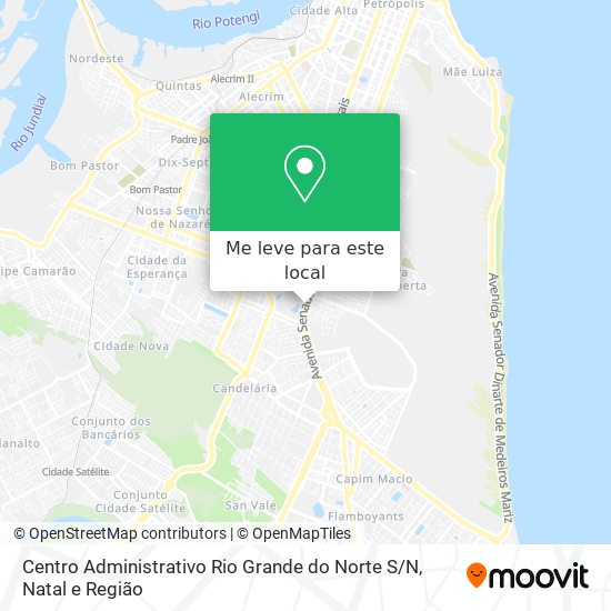 Centro Administrativo Rio Grande do Norte S / N mapa