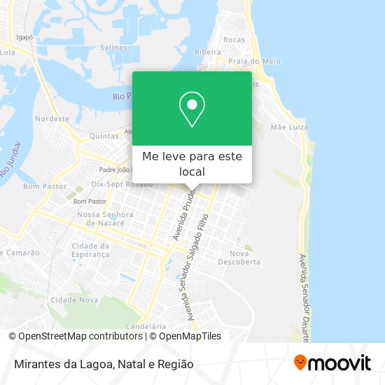 Mirantes da Lagoa mapa