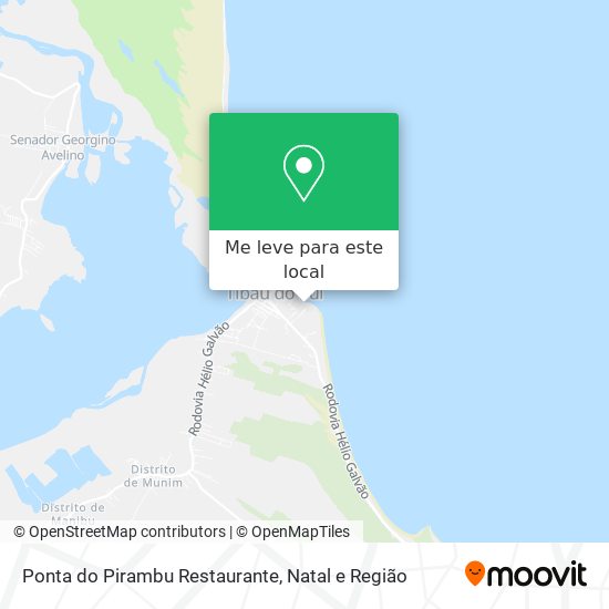 Ponta do Pirambu Restaurante mapa