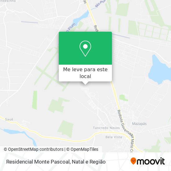 Residencial Monte Pascoal mapa