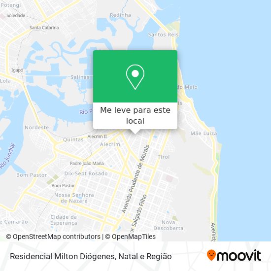 Residencial Milton Diógenes mapa