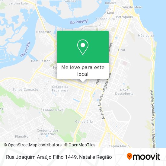 Rua Joaquim Araújo Filho 1449 mapa