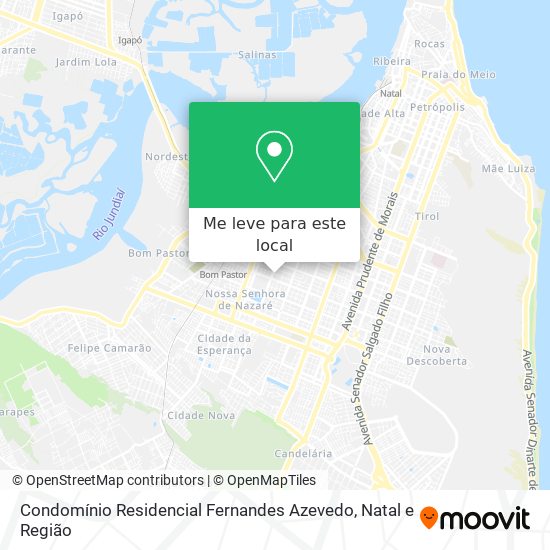 Condomínio Residencial Fernandes Azevedo mapa