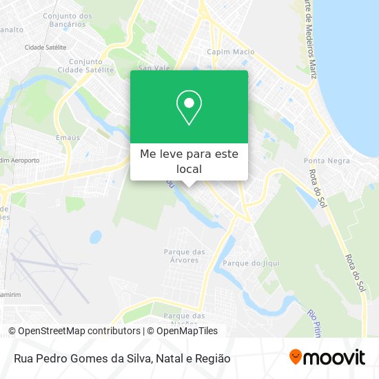 Rua Pedro Gomes da Silva mapa