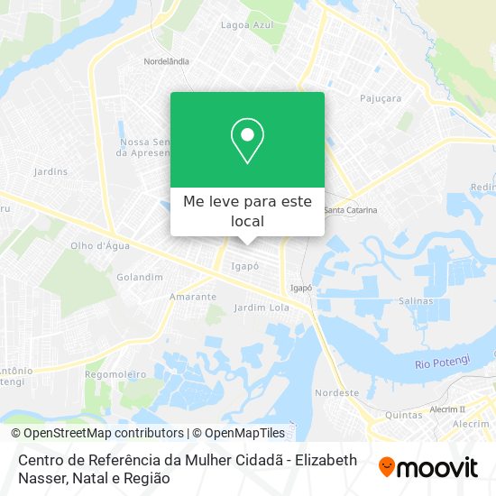 Centro de Referência da Mulher Cidadã - Elizabeth Nasser mapa
