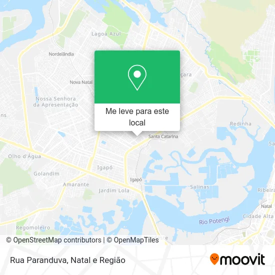 Rua Paranduva mapa