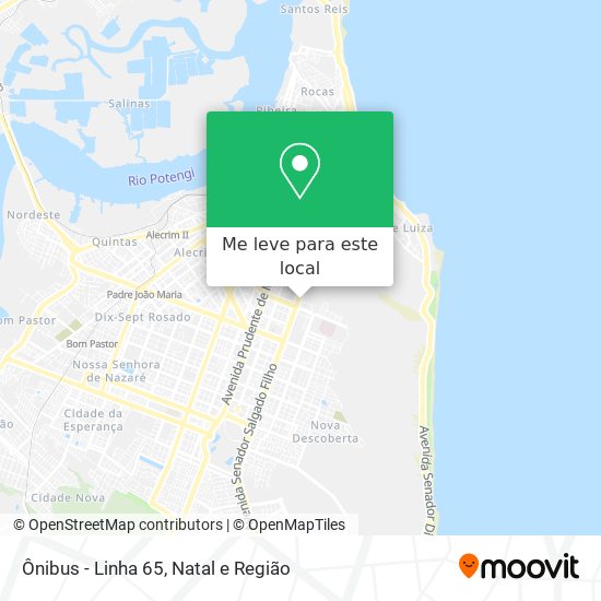 Ônibus - Linha 65 mapa