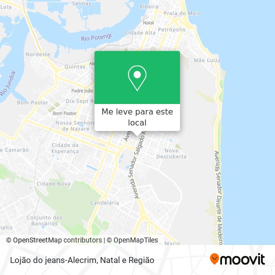 Lojão do jeans-Alecrim mapa