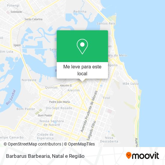 Barbarus Barbearia mapa