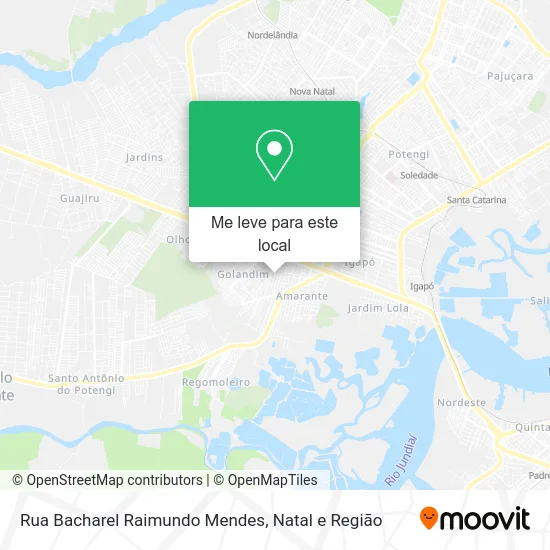 Rua Bacharel Raimundo Mendes mapa