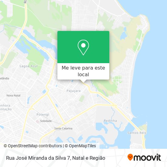 Rua José Miranda da Silva 7 mapa