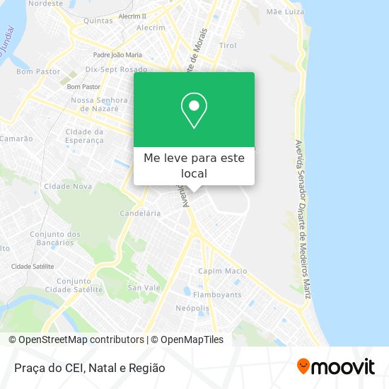 Praça do CEI mapa