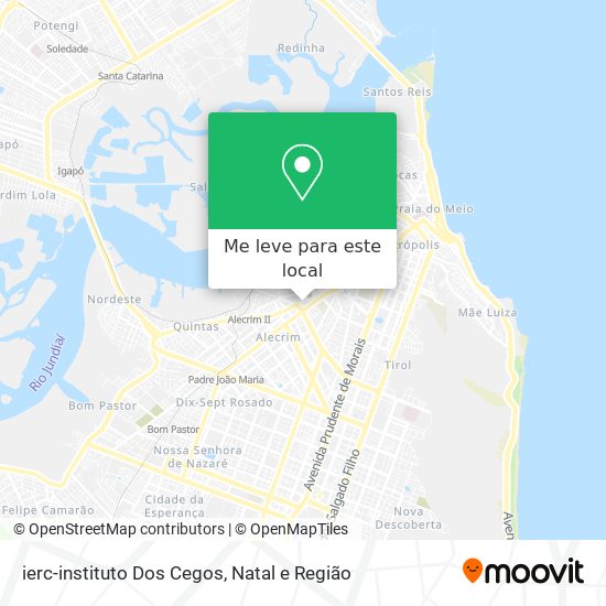 ierc-instituto Dos Cegos mapa