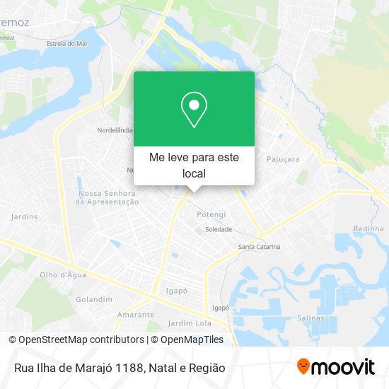 Rua Ilha de Marajó 1188 mapa