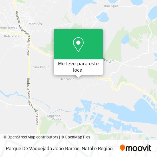 Parque De Vaquejada João Barros mapa