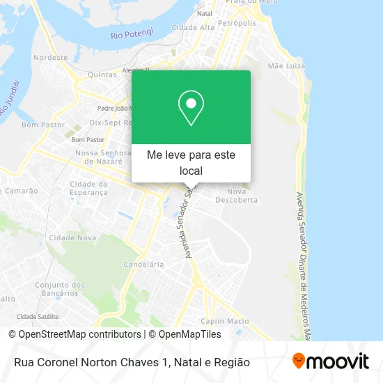 Rua Coronel Norton Chaves 1 mapa