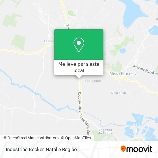 Indústrias Becker mapa