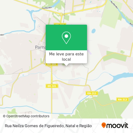 Rua Neilza Gomes de Figueiredo mapa