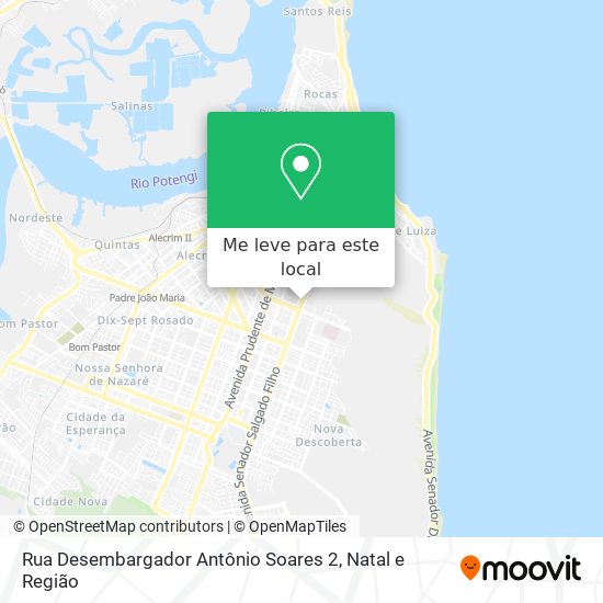 Rua Desembargador Antônio Soares 2 mapa