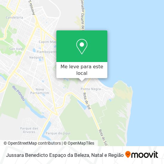 Jussara Benedicto Espaço da Beleza mapa