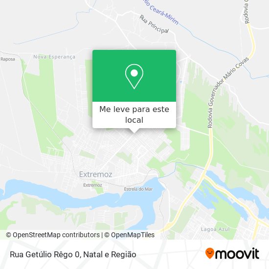 Rua Getúlio Rêgo 0 mapa