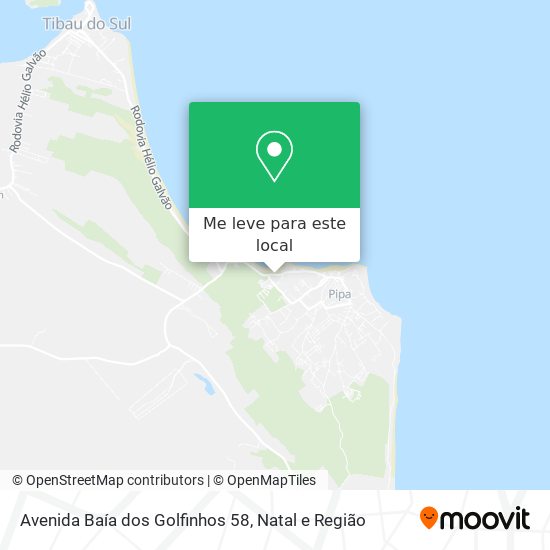 Avenida Baía dos Golfinhos 58 mapa