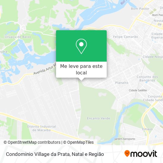 Condominio Village da Prata mapa