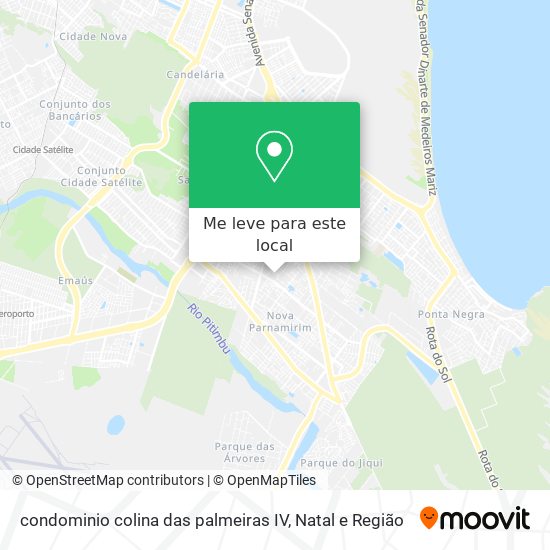 condominio colina das palmeiras IV mapa