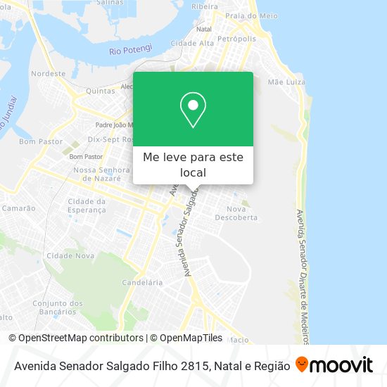 Avenida Senador Salgado Filho 2815 mapa