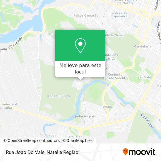Rua Joao Do Vale mapa
