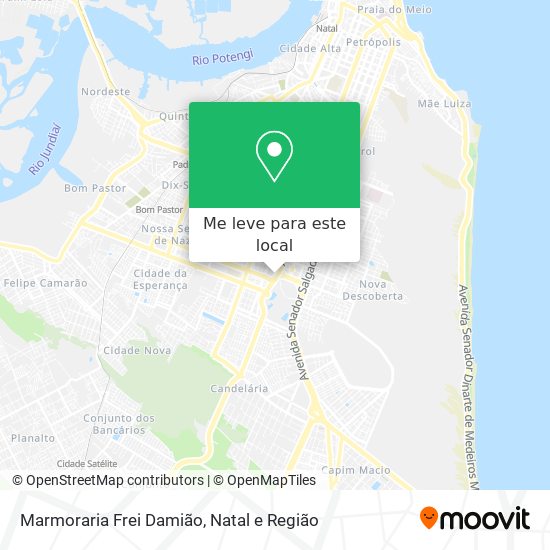 Marmoraria Frei Damião mapa
