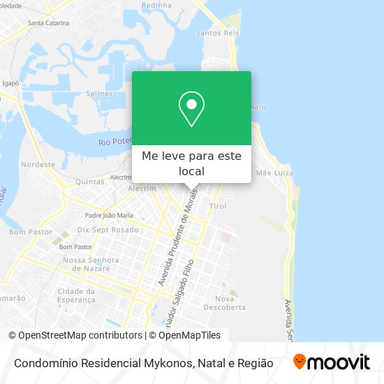 Condomínio Residencial Mykonos mapa
