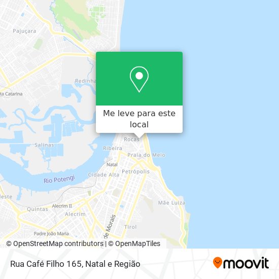 Rua Café Filho 165 mapa