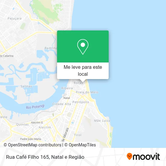 Rua Café Filho 165 mapa