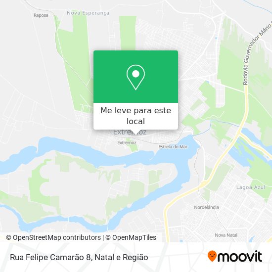 Rua Felipe Camarão 8 mapa