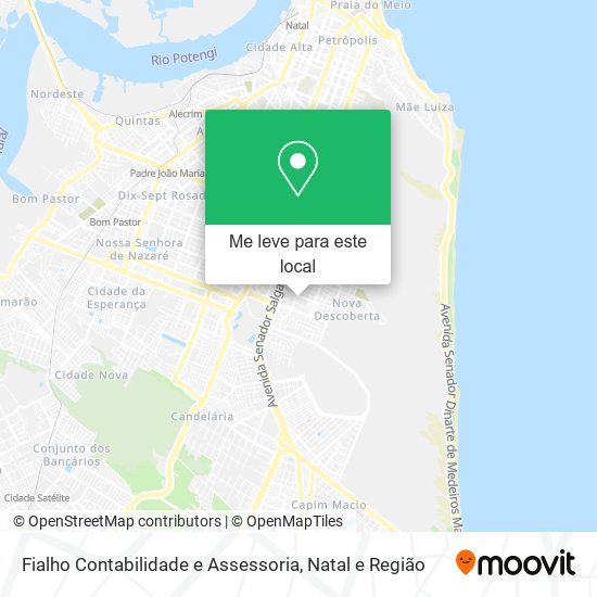 Fialho Contabilidade e Assessoria mapa