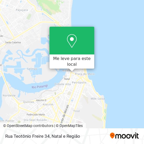 Rua Teotônio Freire 34 mapa