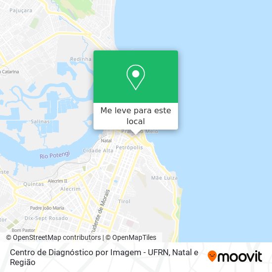 Centro de Diagnóstico por Imagem - UFRN mapa