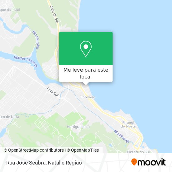 Rua José Seabra mapa