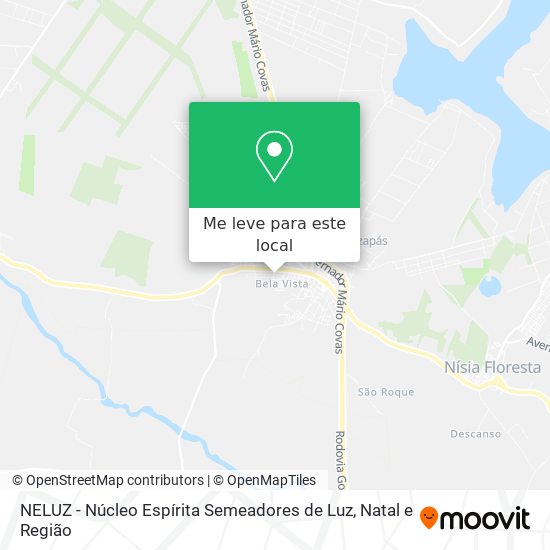 NELUZ - Núcleo Espírita Semeadores de Luz mapa