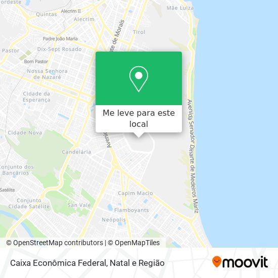 Caixa Econômica Federal mapa
