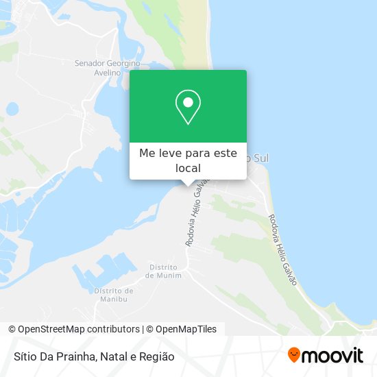 Sítio Da Prainha mapa