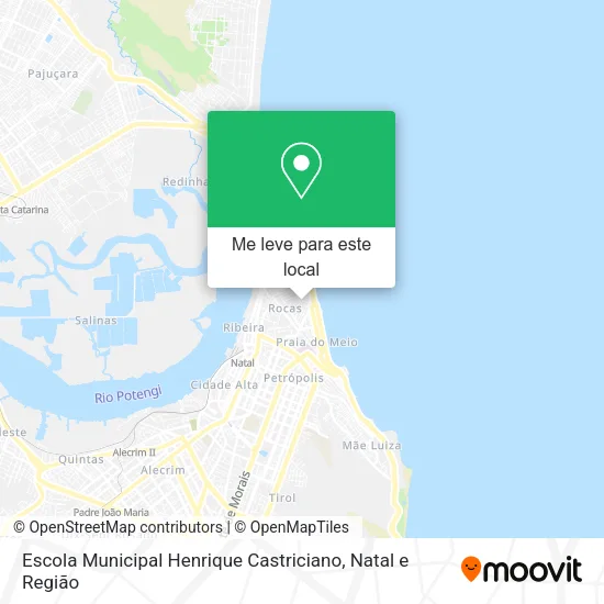 Escola Municipal Henrique Castriciano mapa