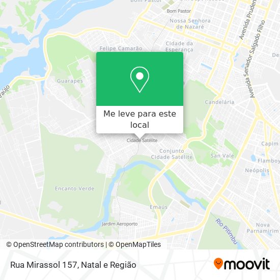 Rua Mirassol 157 mapa
