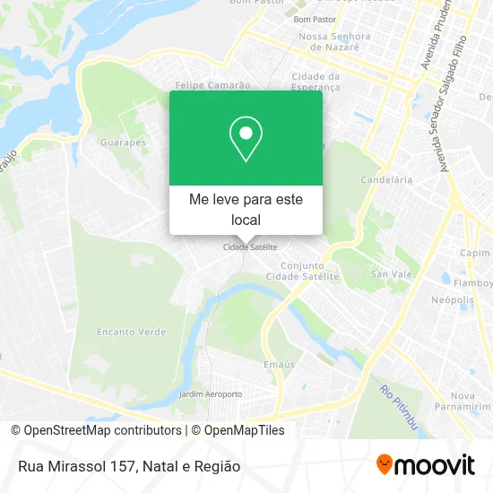 Rua Mirassol 157 mapa
