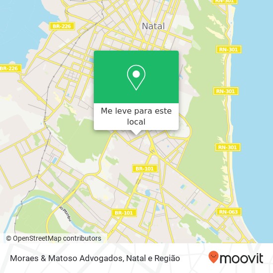 Moraes & Matoso Advogados mapa