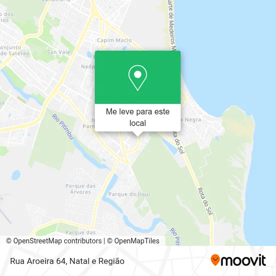 Rua Aroeira 64 mapa