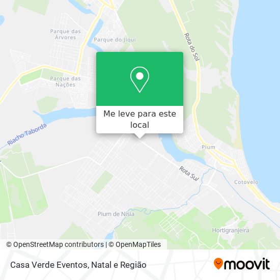 Casa Verde Eventos mapa